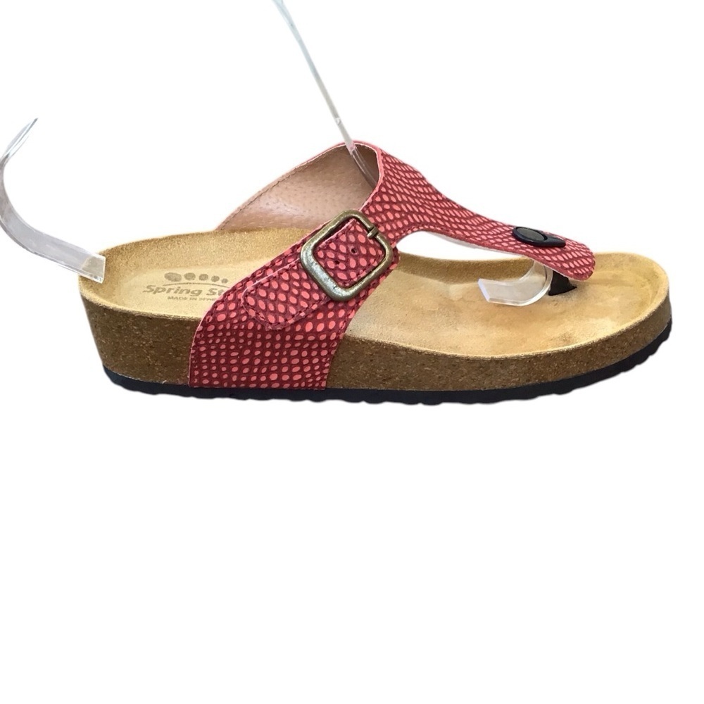 Spring Step Estelle Leather Flat Sandal - Picture 7 of 9